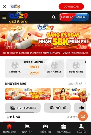 TẢI VỀ GS29 – Play Anywhere, Anytime